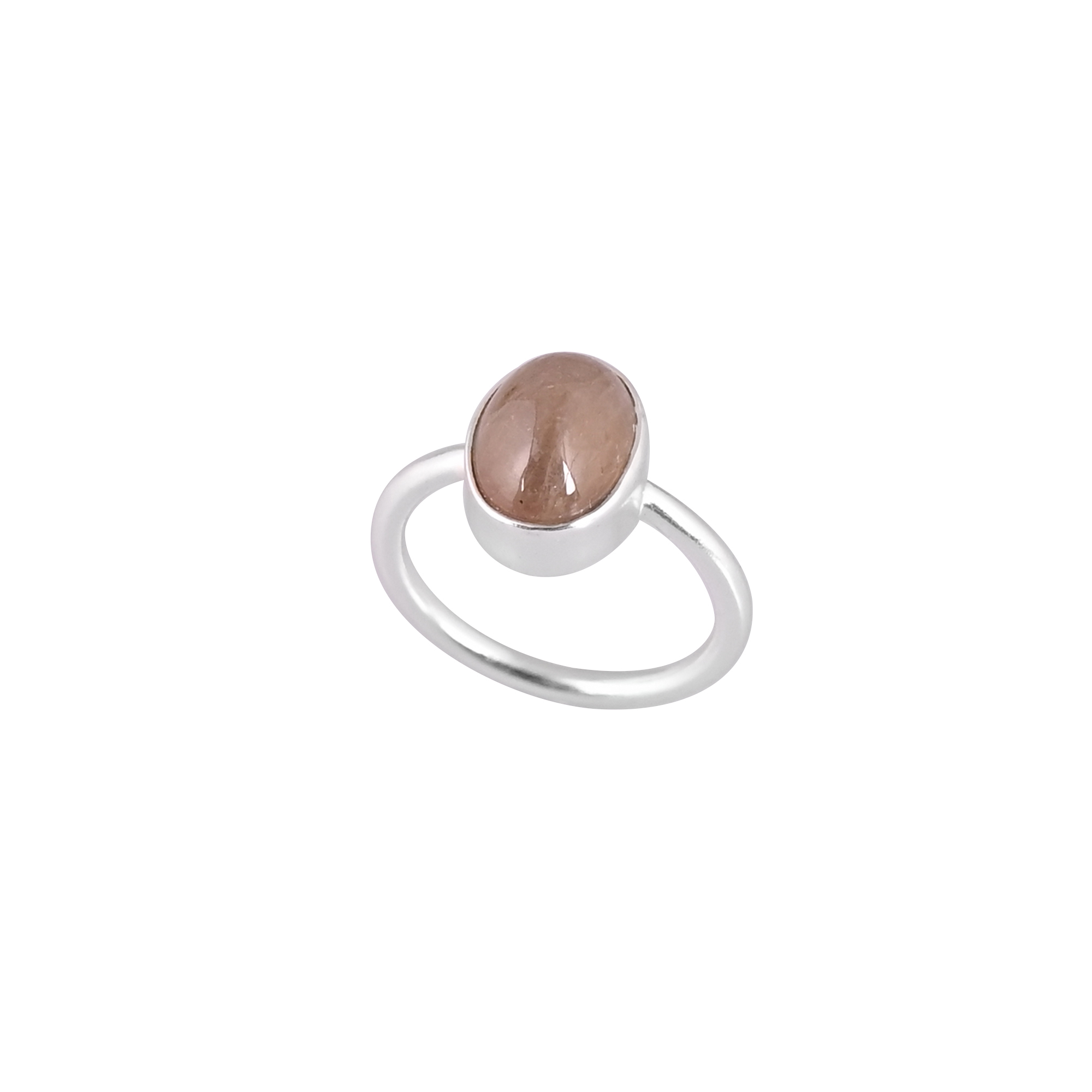 Natural Cats Eye Gemstone Ring 925 Sterling Silver Ring