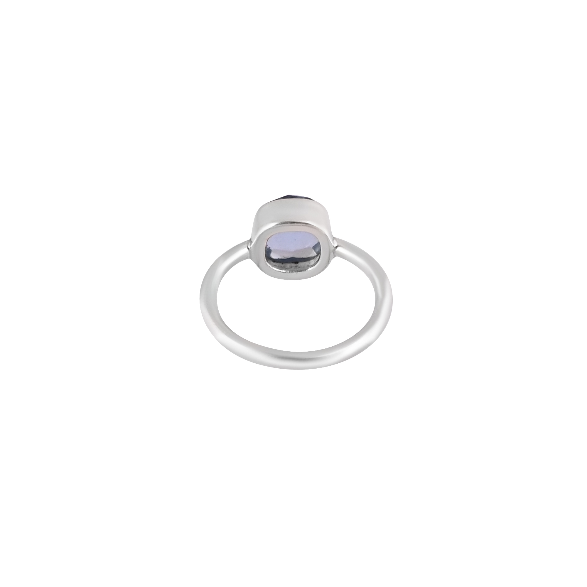 London Blue Topaz Hydro Gemstone Ring  925 Sterling Silver
