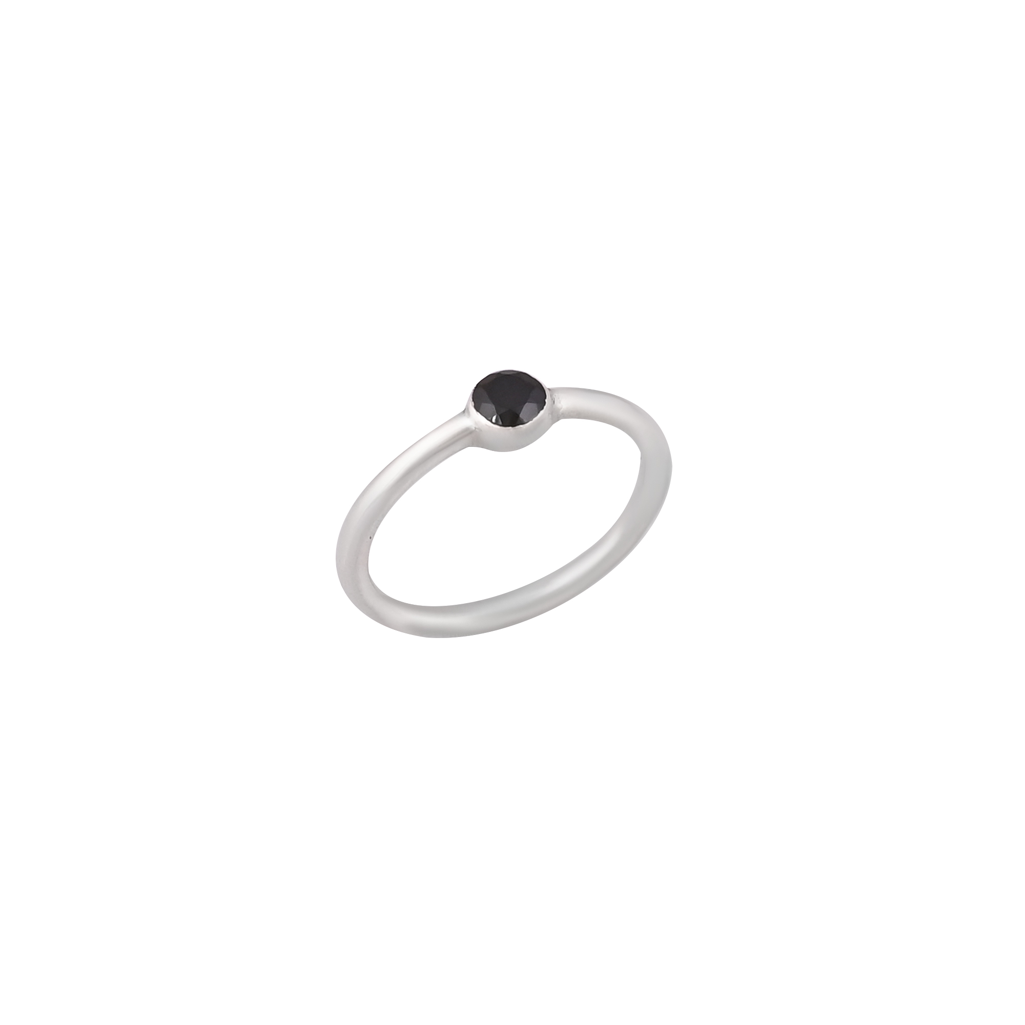 Natural Black Onyx Gemstone Handmade Ring  925 Sterling Silver Ring
