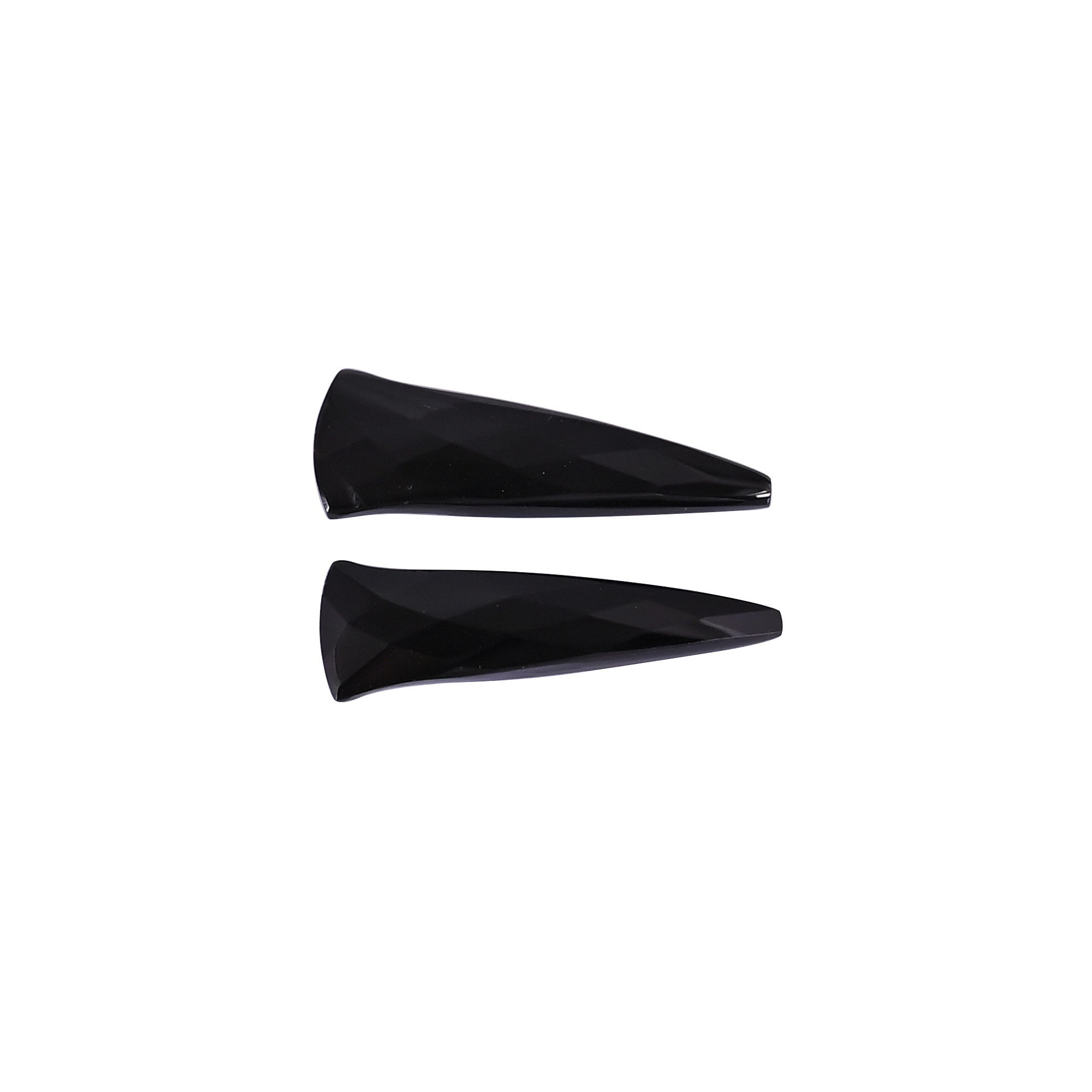 Black Onyx High Quality King Size 30x10mm Loose Checker Cut Handcrafted Gemstone For DIY Jewelry Ring Necklace