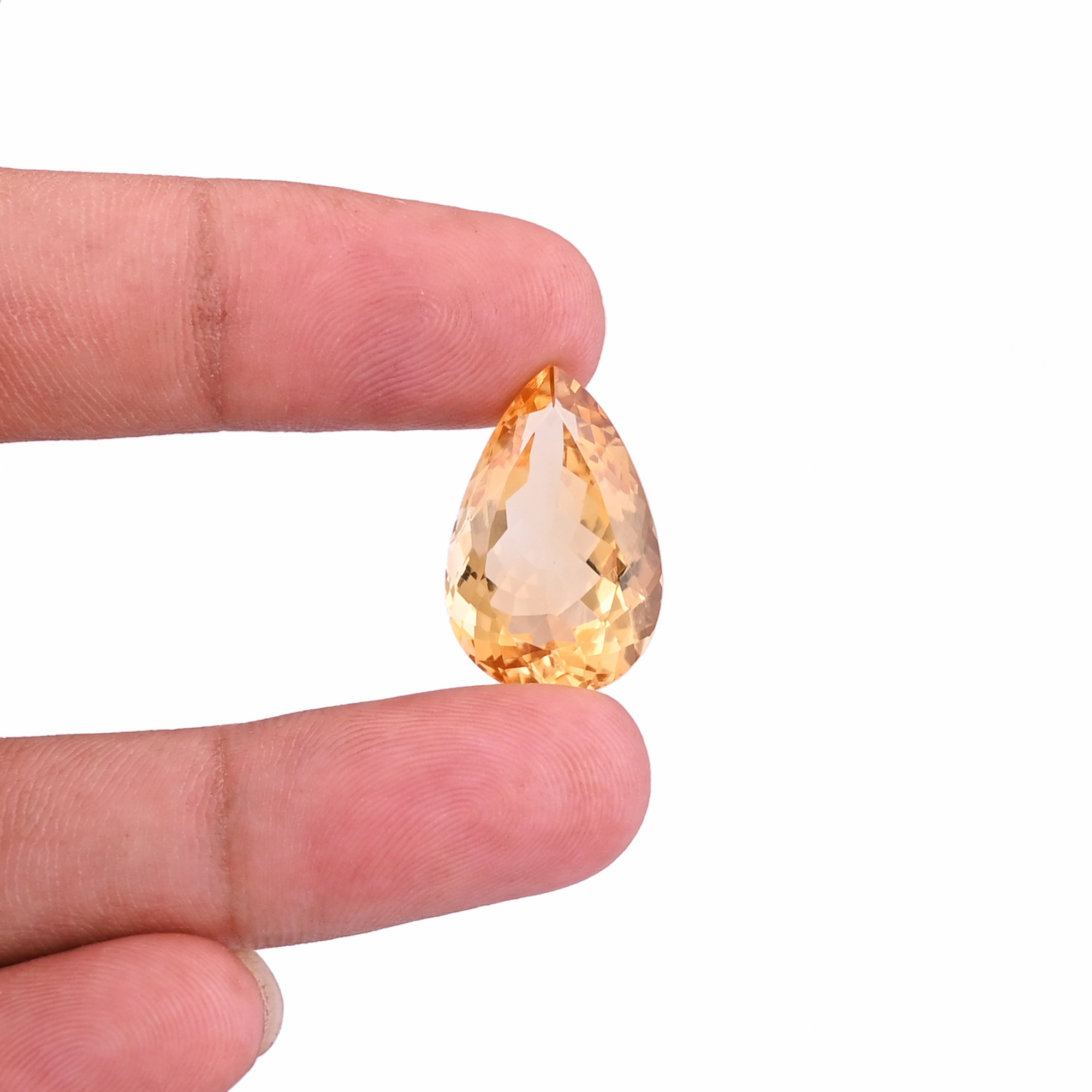 Natural Citrine 22X14MM Pear Normal Cut 1505Cts 1 Piece Gemstone For Making Jewelry