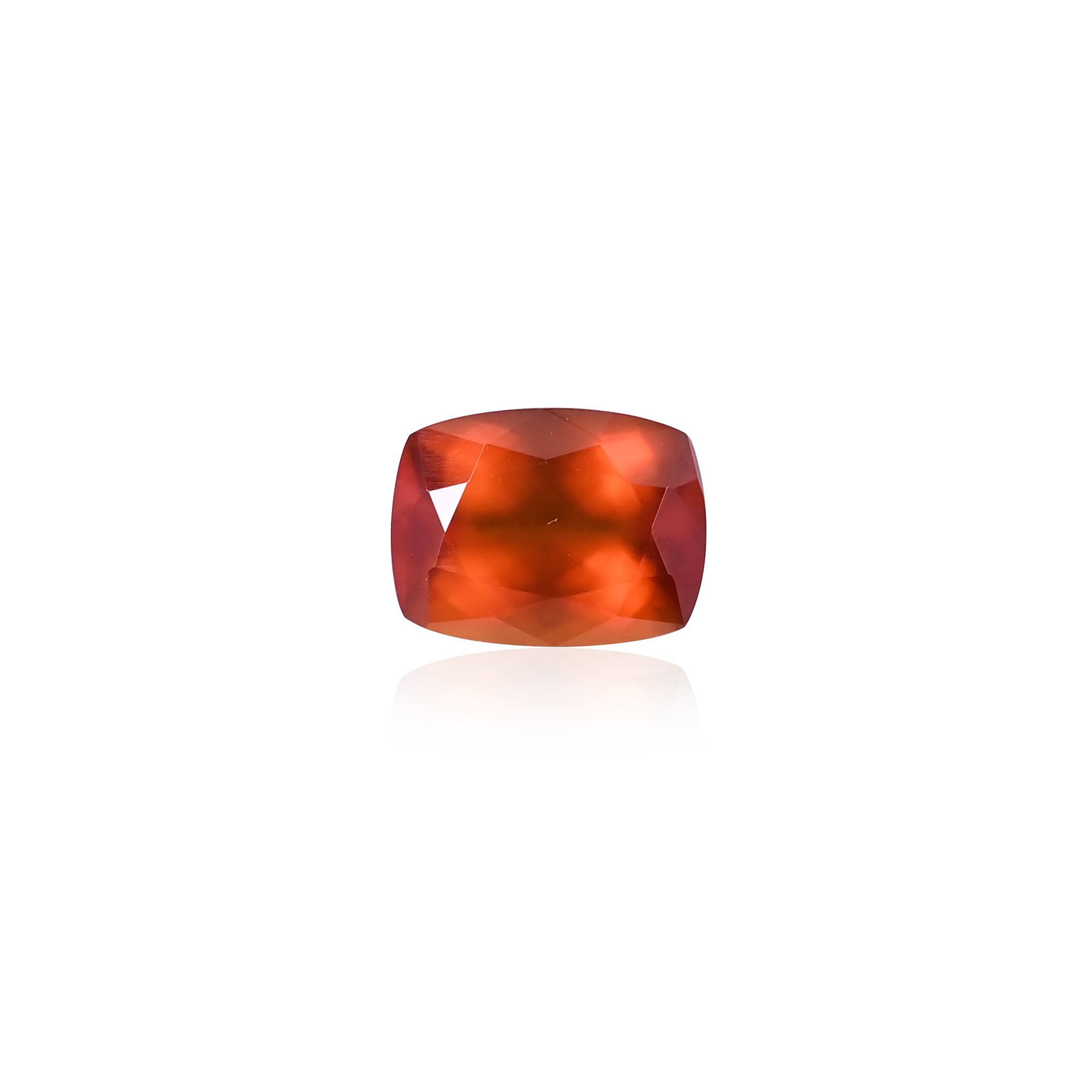 Hot Selling Handmade Bulk 850 Cts 14x10mm Red Natural Garnet Hessonite Faceted Stone for Unique Jewelry Making