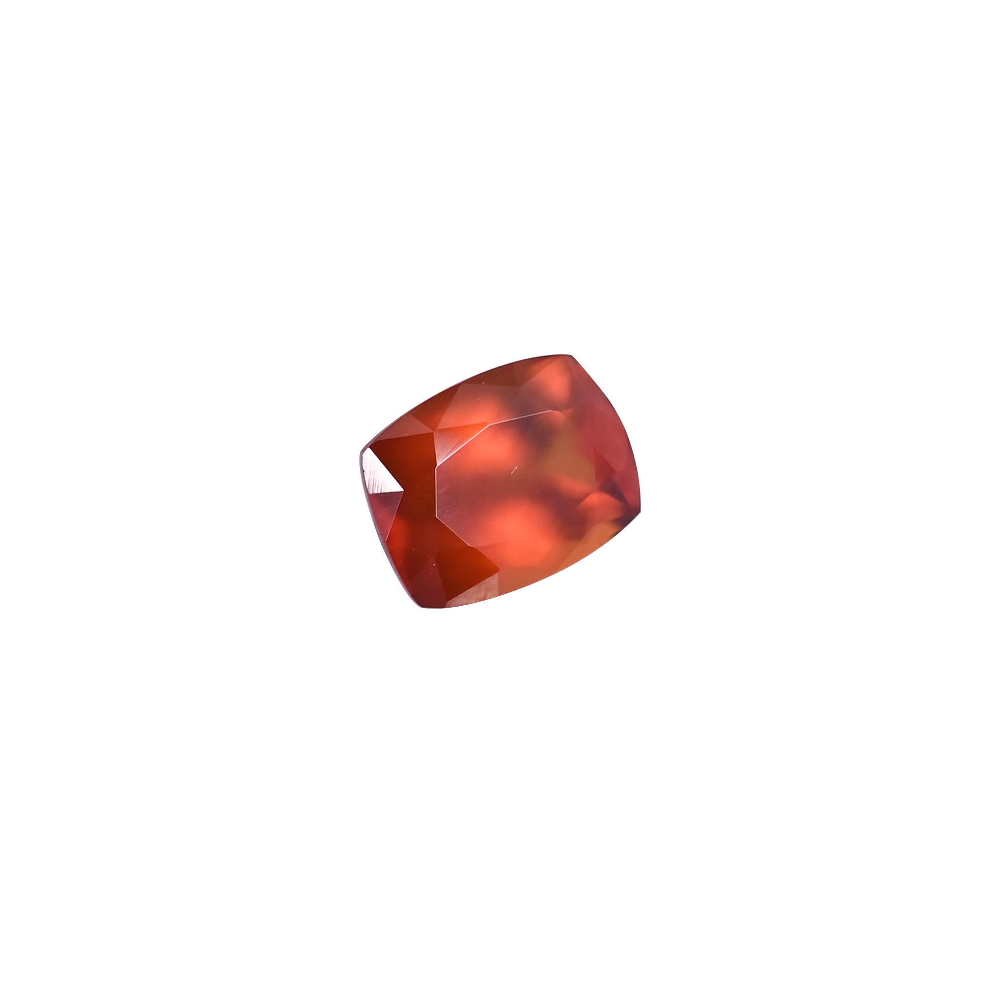 Hot Selling Handmade Bulk 850 Cts 14x10mm Red Natural Garnet Hessonite Faceted Stone for Unique Jewelry Making