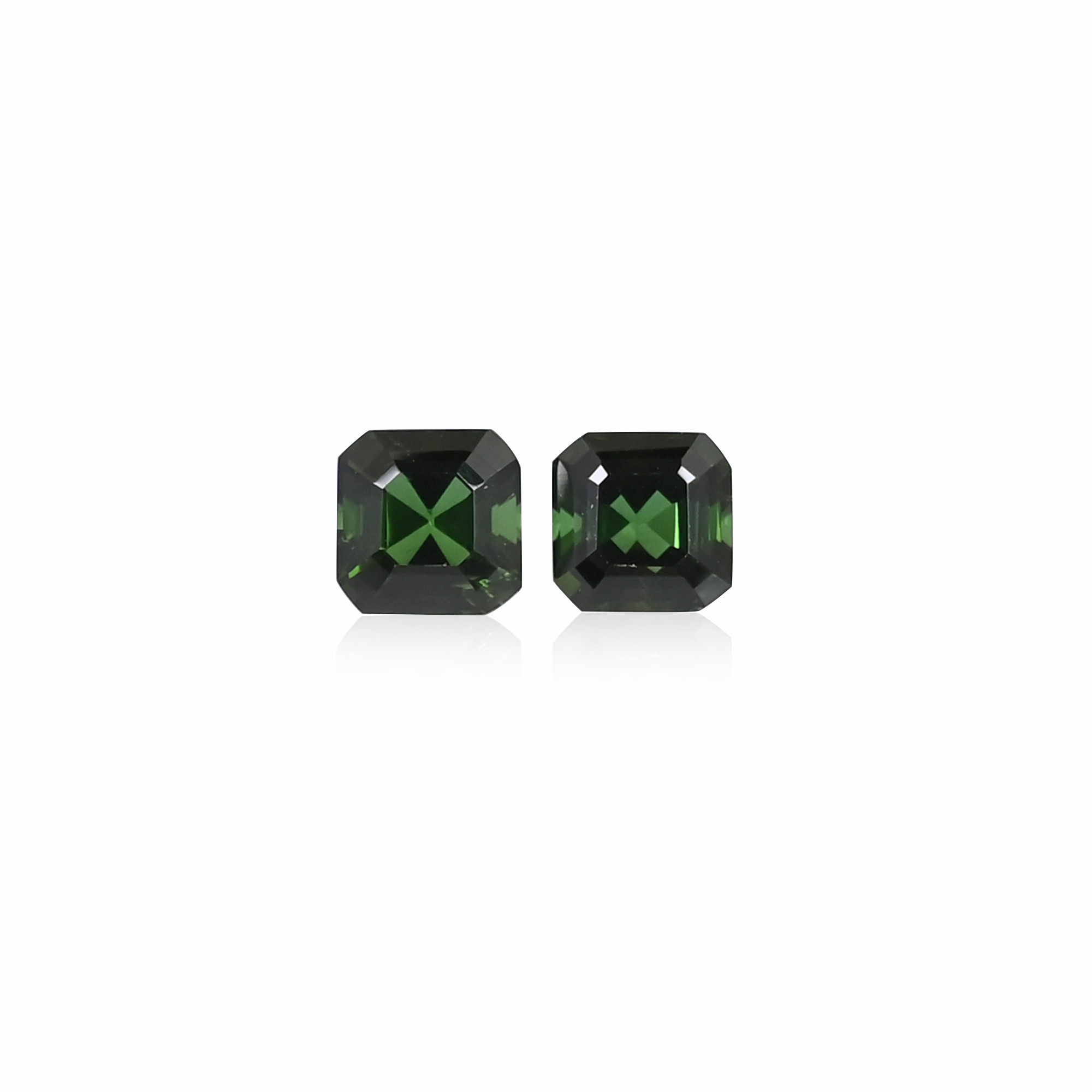 AAA Quality 140 Ct 6x6mm Natural Green Tourmaline Cushion Cut Loose Gemstone for Jewelry Making Handcrafted Gemstones