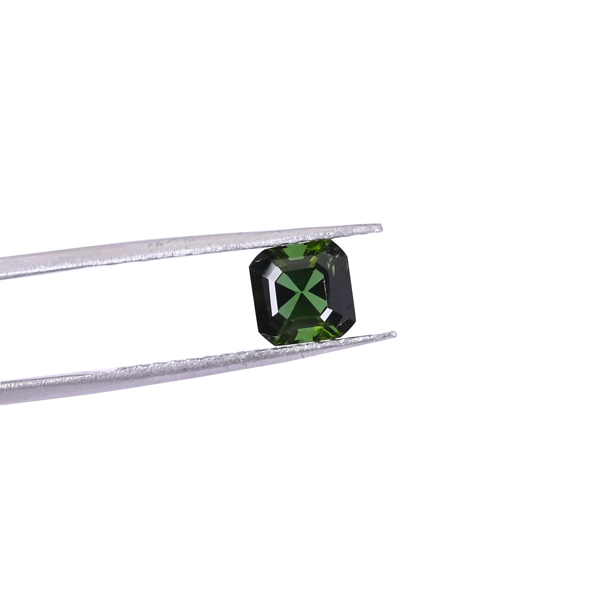 AAA Quality 140 Ct 6x6mm Natural Green Tourmaline Cushion Cut Loose Gemstone for Jewelry Making Handcrafted Gemstones