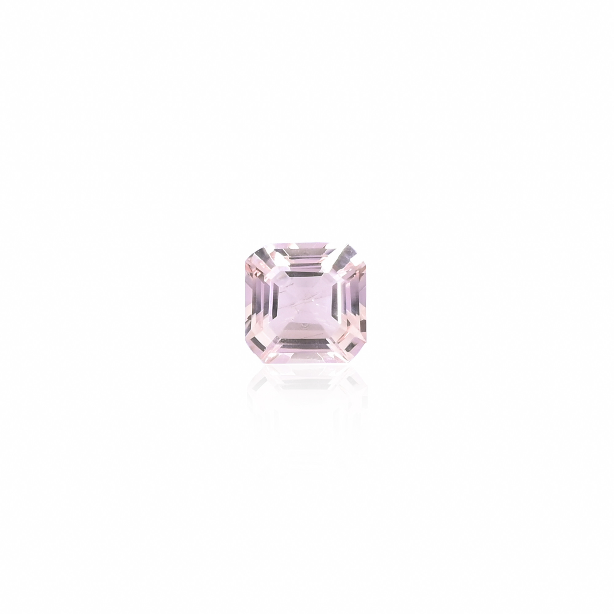 Wholesale Natural Peach Morganite Faceted Cushion Cut 8x8mm AAA Quality Loose Gemstone for Jewelry Gemstone For Earrings Ring