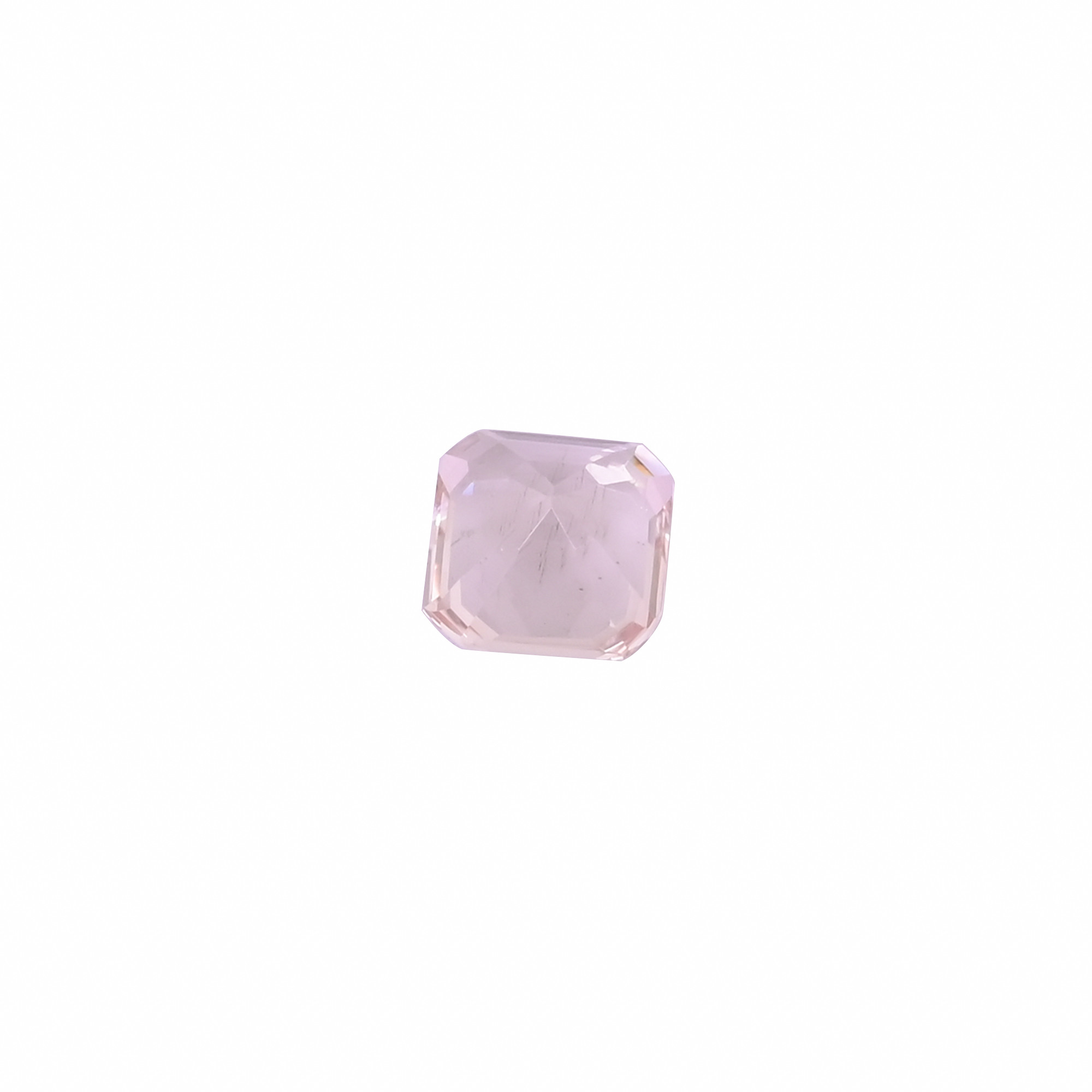 Wholesale Natural Peach Morganite Faceted Cushion Cut 8x8mm AAA Quality Loose Gemstone for Jewelry Gemstone For Earrings Ring