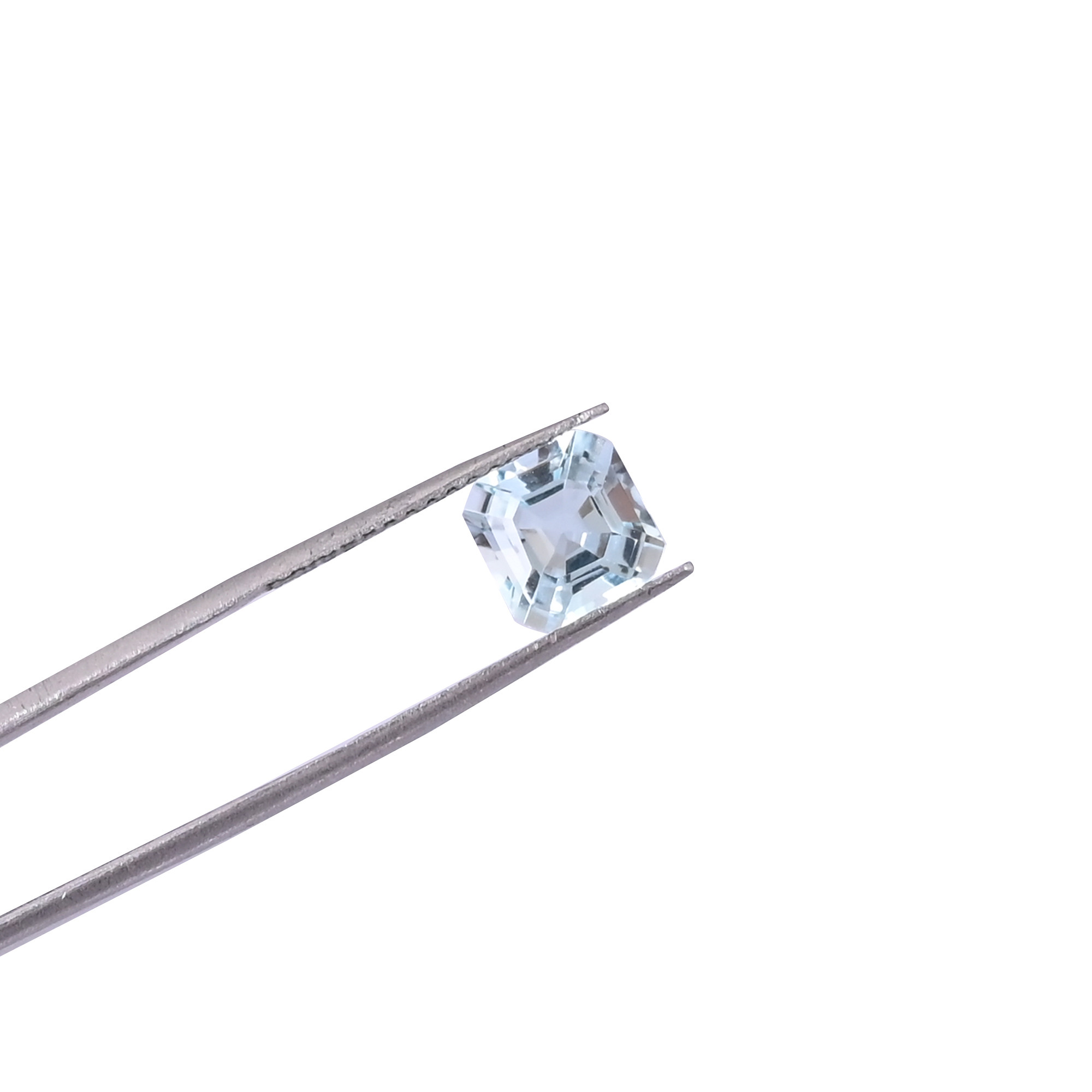 8x8mm High Quality Light Blue Aquamarine AAA Good Quality Genuine Gemstone Faceted Loose Stone For Sale Aquamarine 240cts