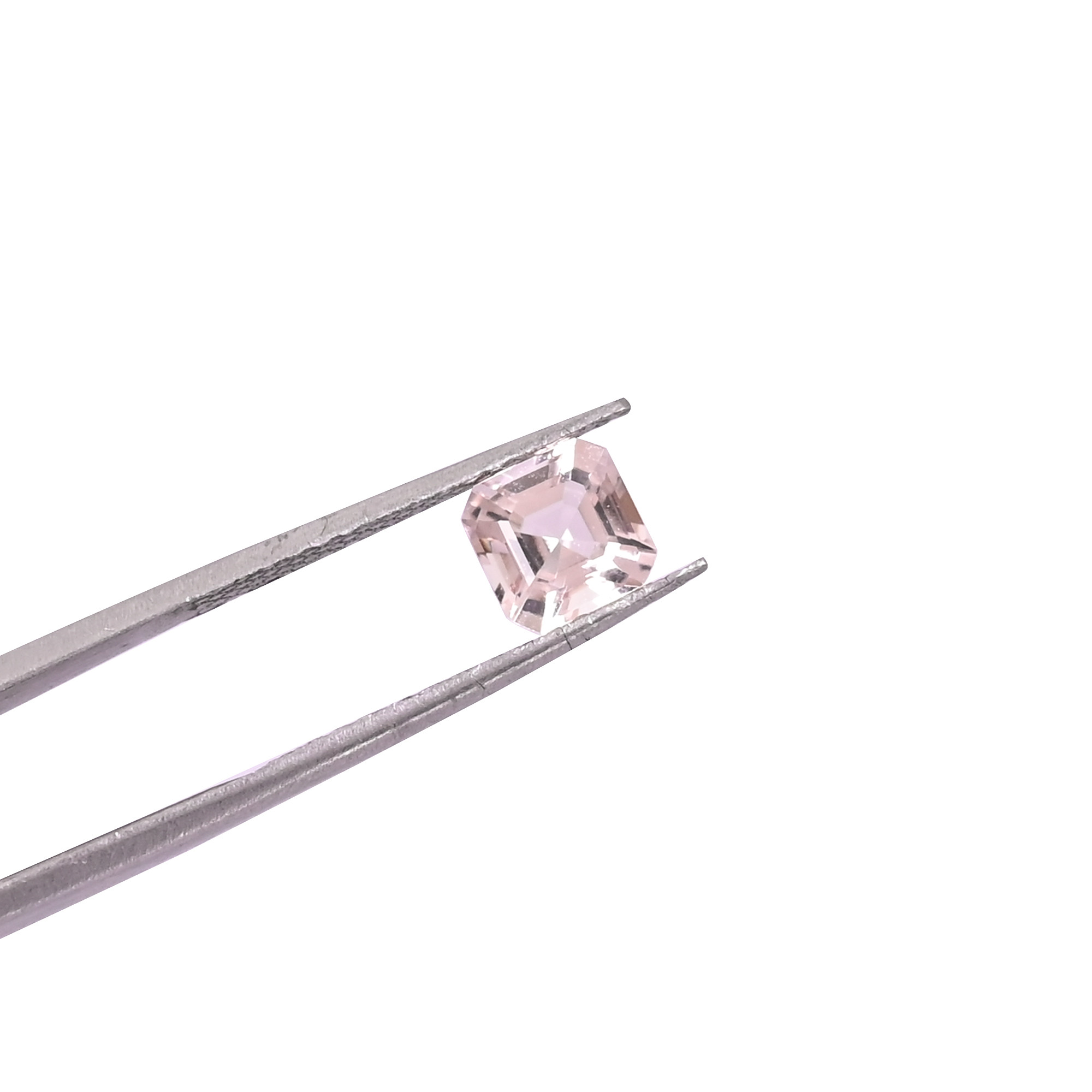 Wholesale Natural Peach Morganite Faceted Cushion Cut 6x6mm AAA Quality Loose Gemstone for Jewelry Gemstone For Earrings Ring