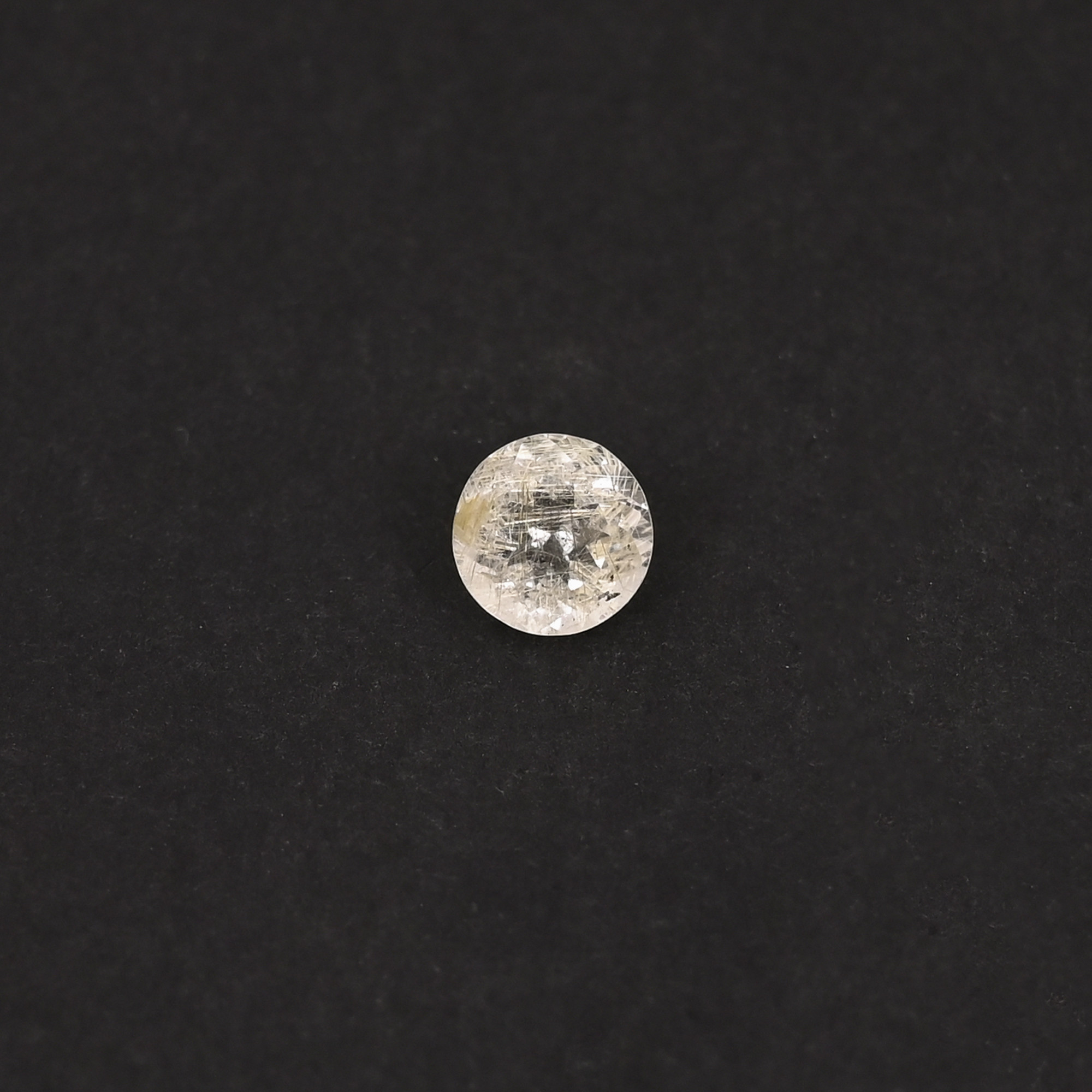 7mm Natural Golden Rutile Faceted Calibrated Round Gemstones Wholesale Loose Gemstones for Jewelry Making