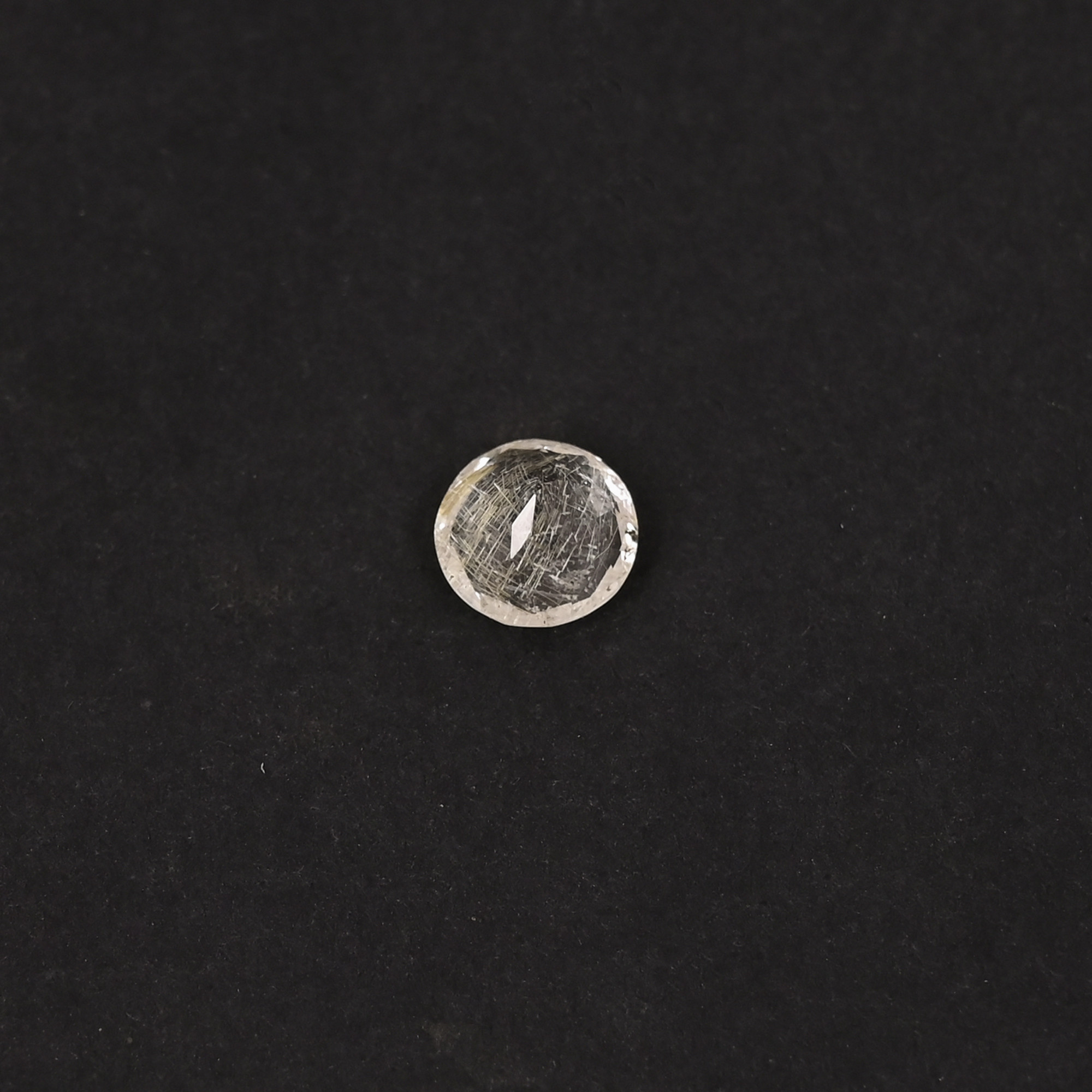 7mm Natural Golden Rutile Faceted Calibrated Round Gemstones Wholesale Loose Gemstones for Jewelry Making