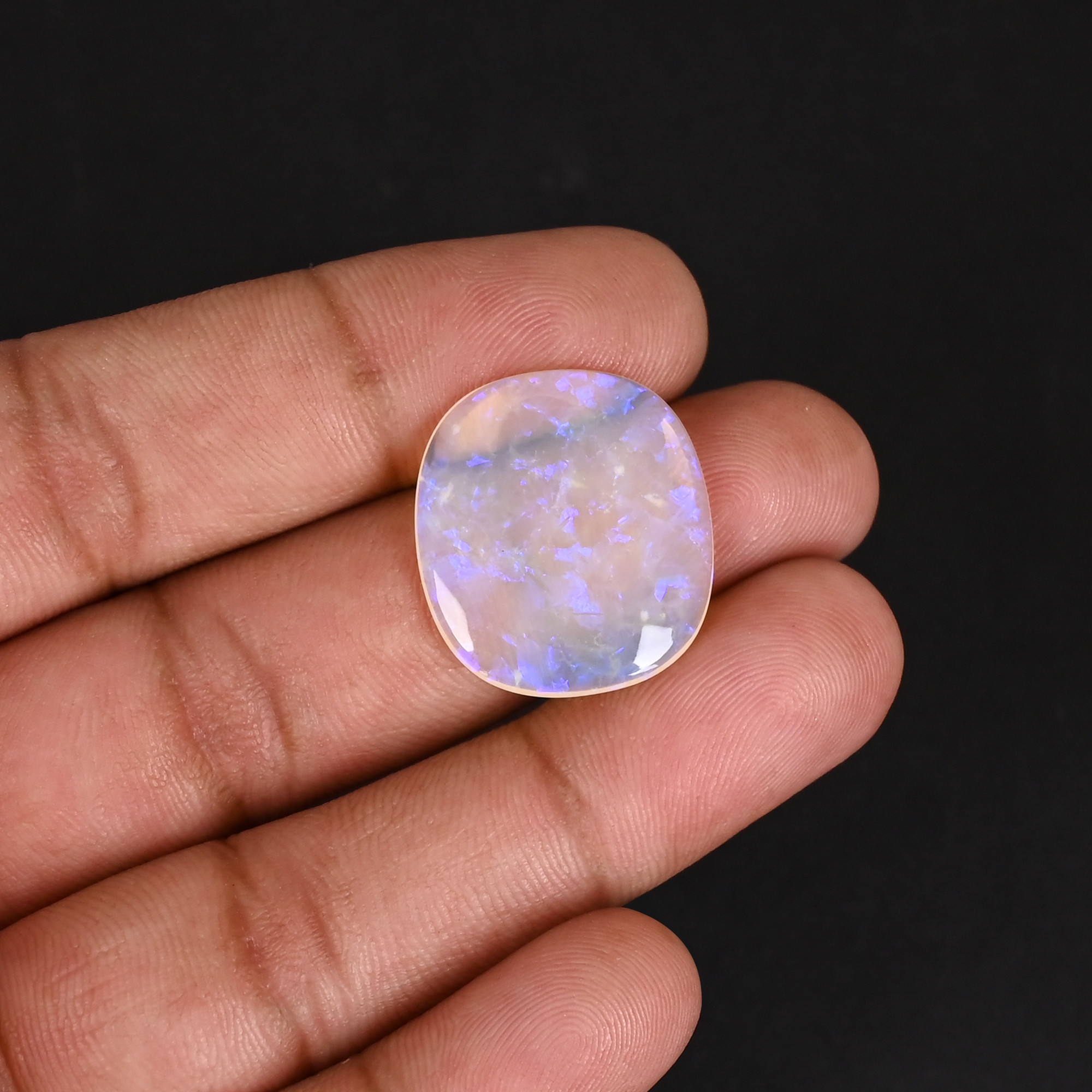 Australian Fire Opal 1120 ct Cabochon Top Quality Opal Gemstone Aaa Natural Multi Fire Opal Cabochon for Jewelry Making Use
