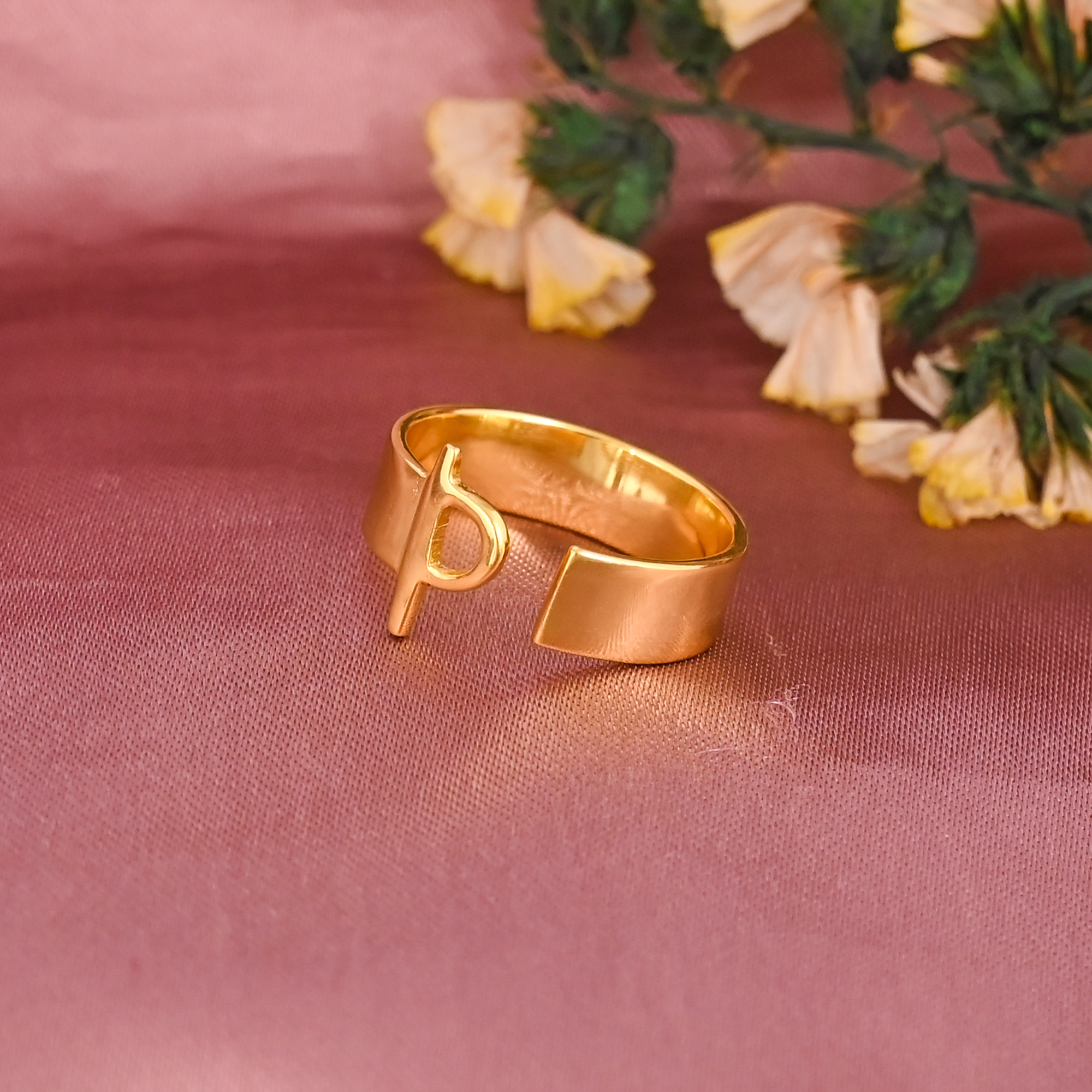 Trendy Adjustable Brass Open Ring Gold Plated Minimalist Jewelry for Women Lot of 25 Pieces Wholesale