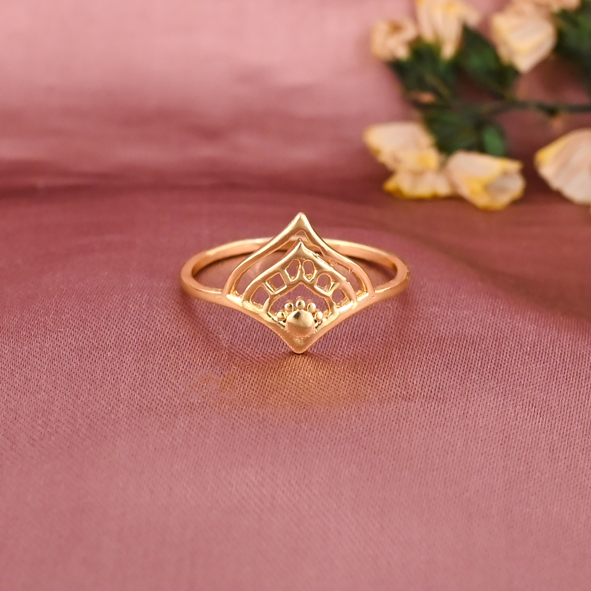 Trendy Designer Gold Plated Brass Open Adjustable Ring for Wedding Engagement Anniversary Gift Wholesale Lot 25 Pieces
