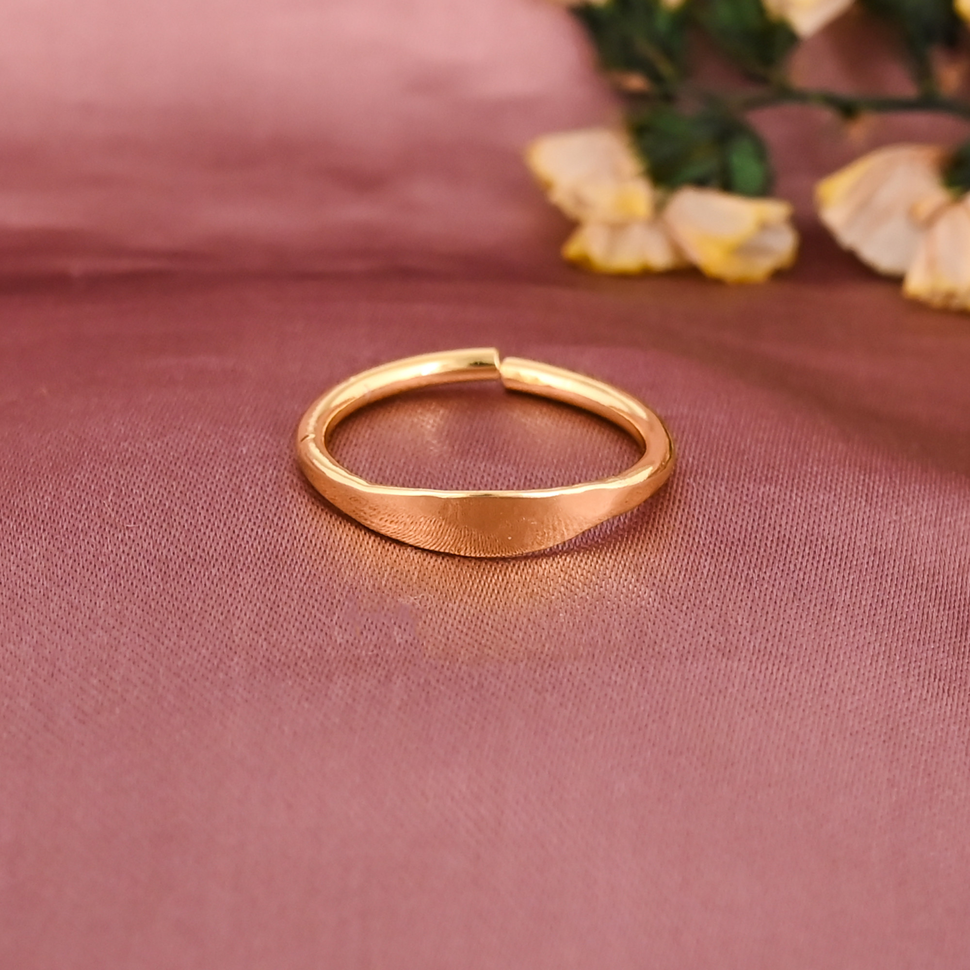 Vintage Adjustable Gold Plated Brass Ring for Women Wholesale Lot 25 Pieces