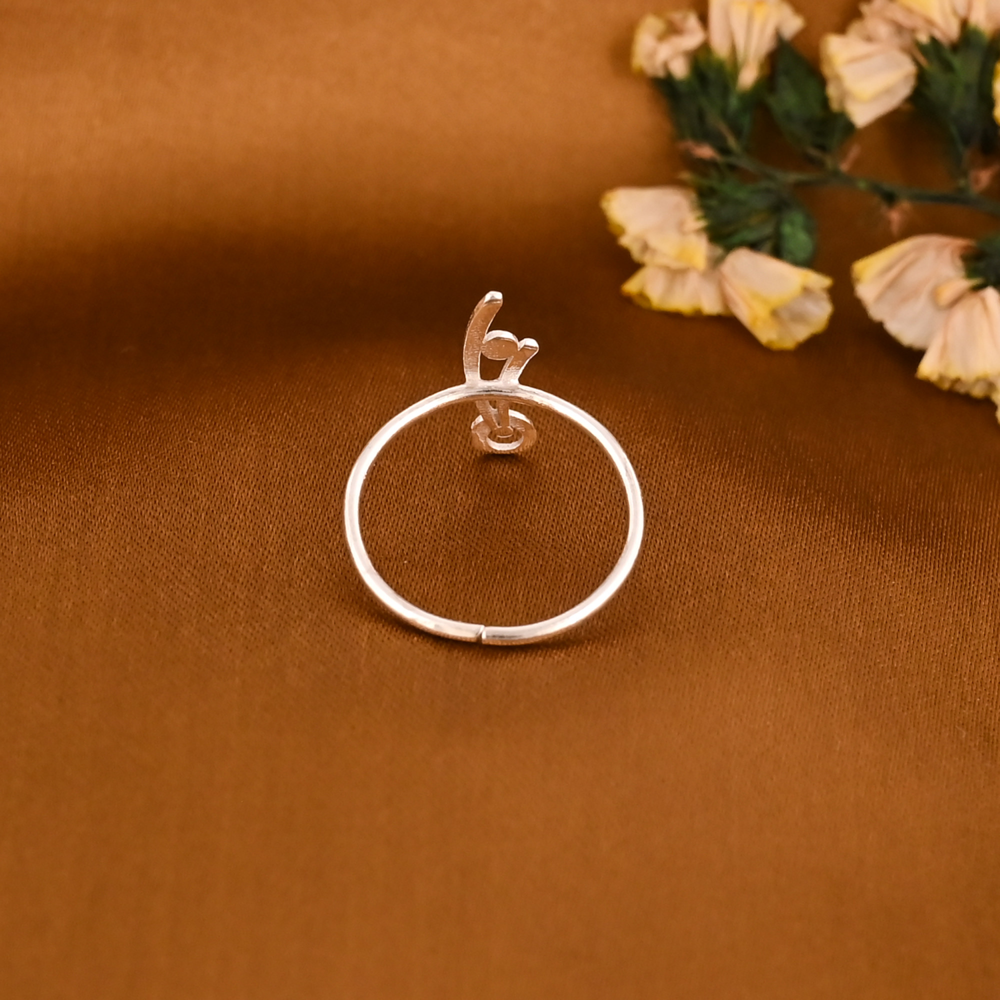 Lightweight Stylish Trendy Silver Plated Brass Adjustable Ring for Women Wholesale Lot 25 Pieces
