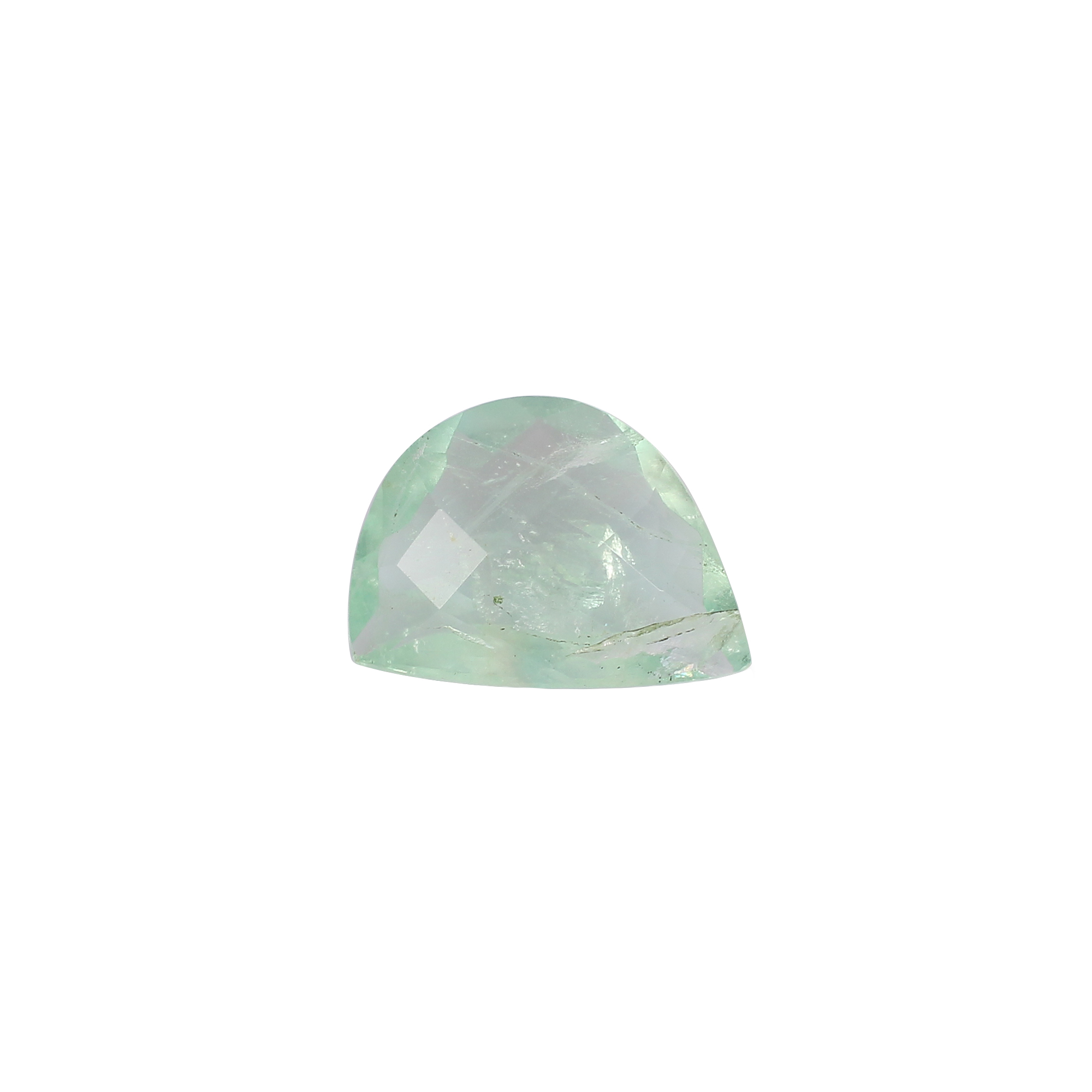 Natural Green Afghani Fluorite Checkerboard Cut Gemstone 2415 Carat 16x22 mm for Jewelry Making