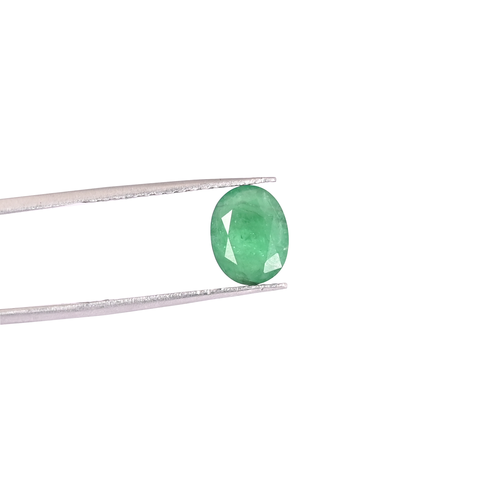 Oval Shape Natural Emerald Loose Gemstone 8x6mm 080 Carat for Jewelry Making