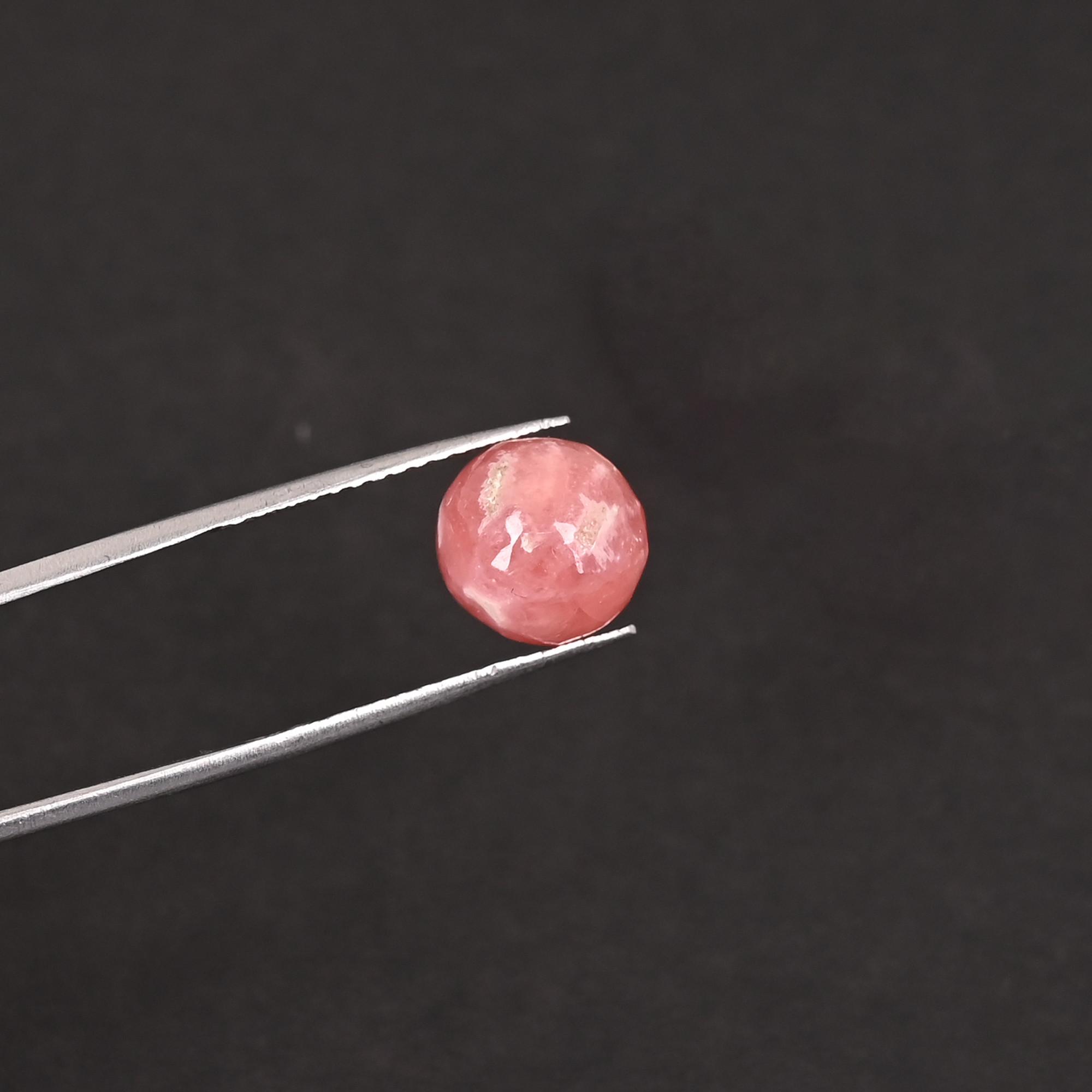 Spiritual Gemstone Crystal Healing Loose Stone Ball 10mm Beads Handcrafted Rhodochrosite Mini Sphere For Collection