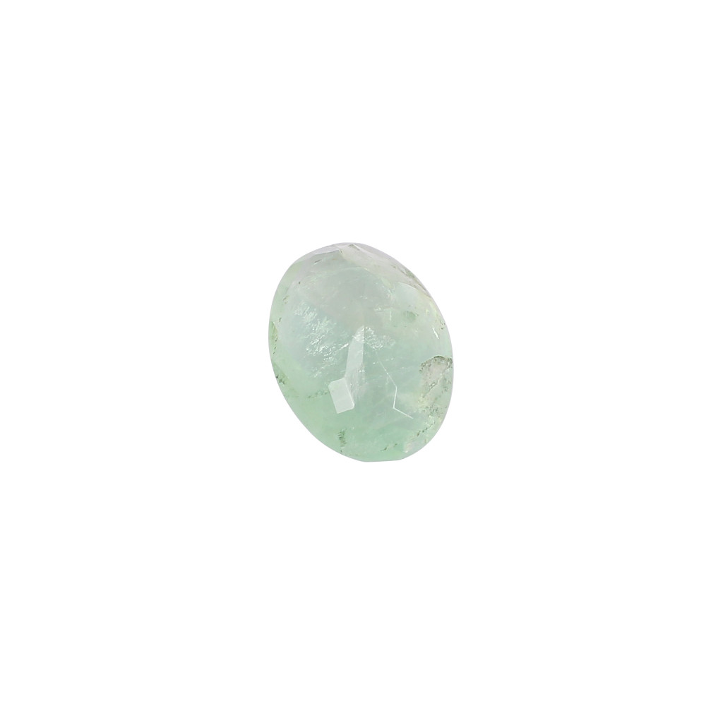 Image of Natural Afghani Fluorite Gemstone Checkerboard Cut 49.0 Carat 26x17 mm Loose Stone for Jewelry Making