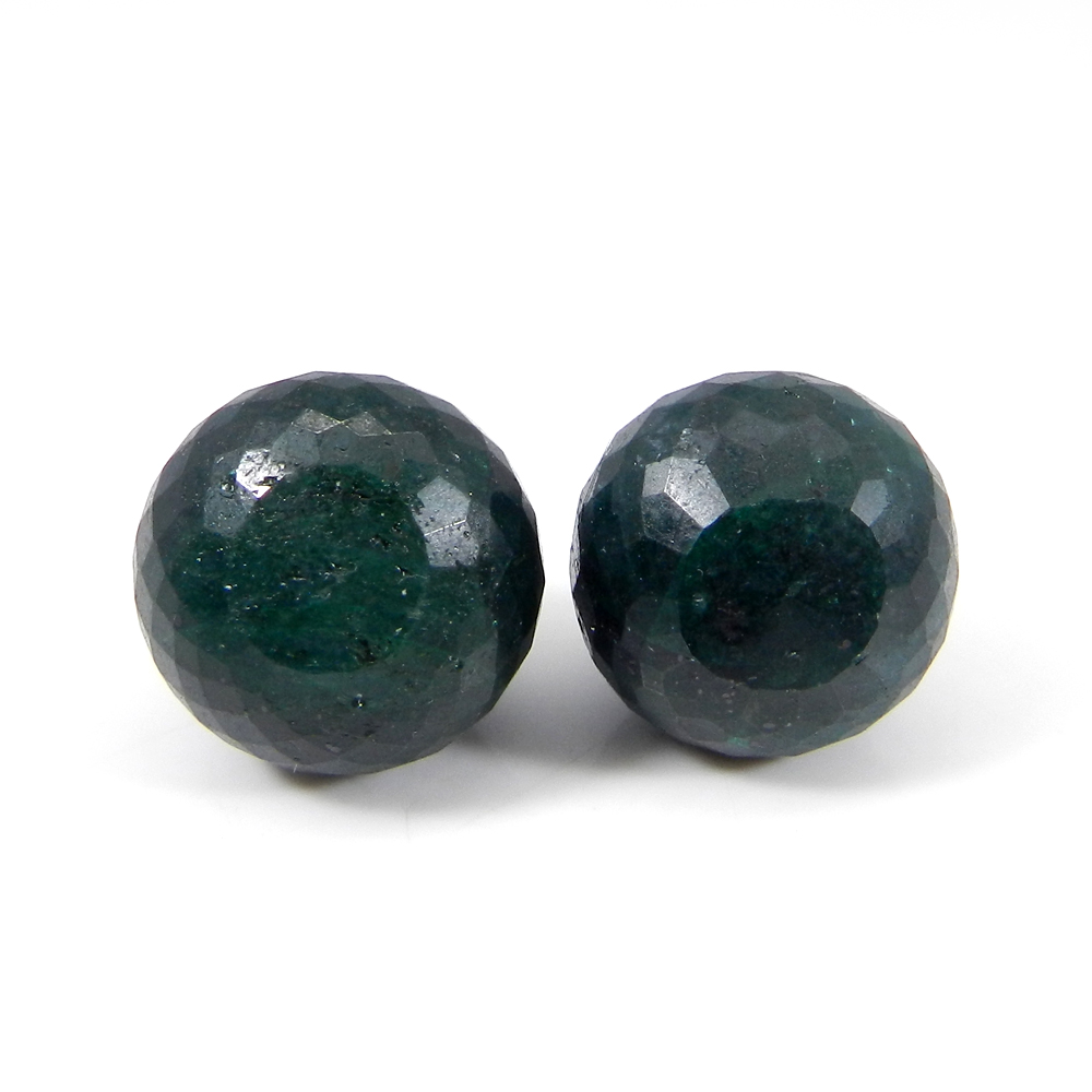 Emerad Corrundum 15mm Onion Checker Cut 362 Cts