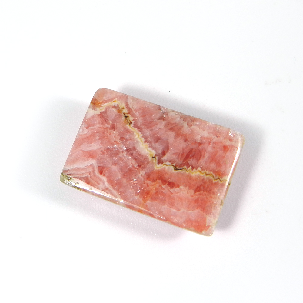 Exclusive Rhodochrosite 21x14mm Rectangle Cabochon 2005 Cts
