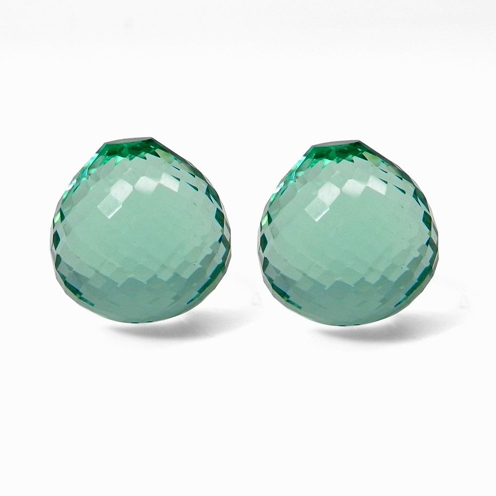 Green Hydro 15mm Onion Checker Cut 2575 Cts