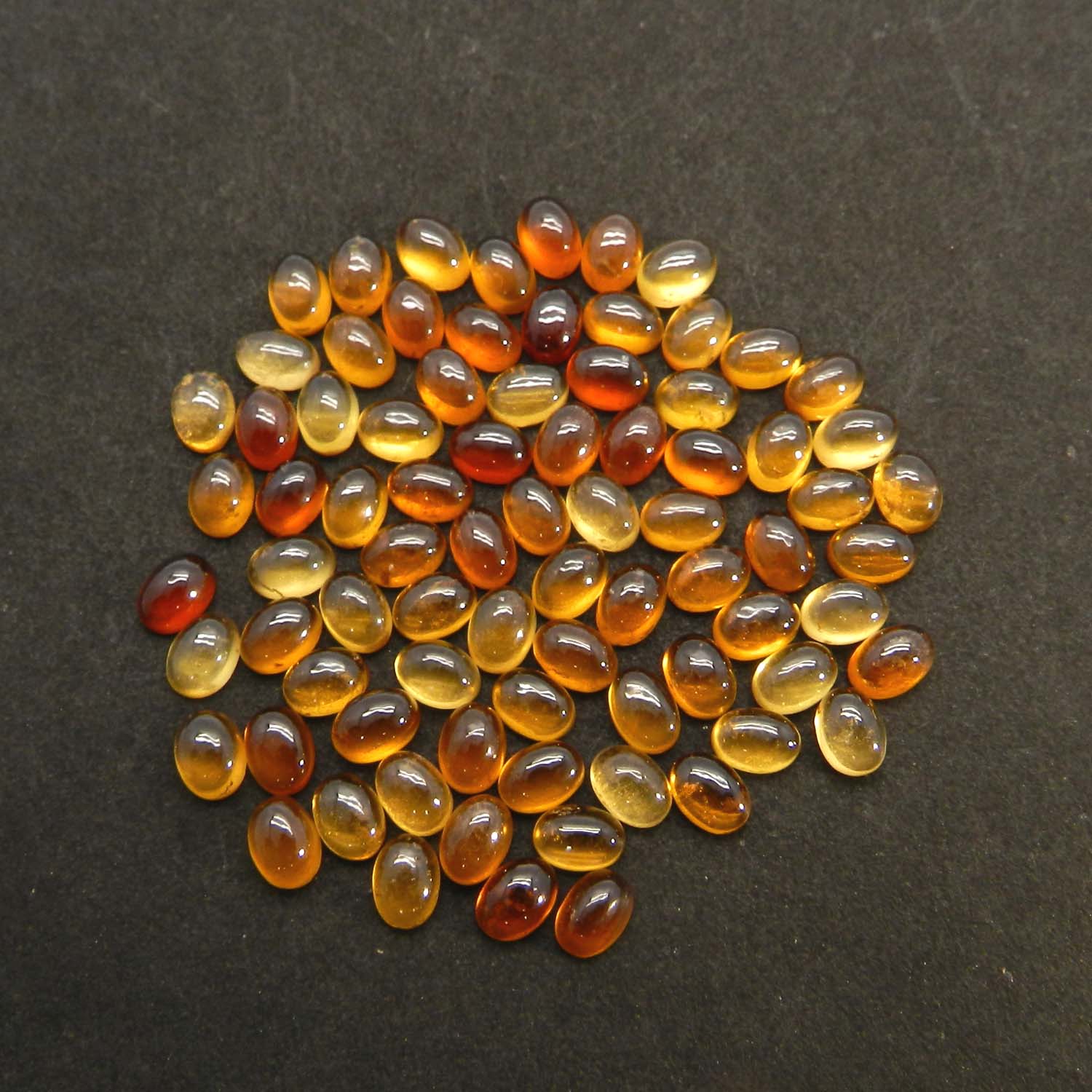Hessonite Garnet 7x5mm Oval Cabochon 116 Cts 127 Ratti 