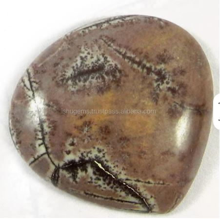 198 Cts Natural Porcelain Jasper 2324mm Heart Cabochon Loose Stones For Jewelry IG0014