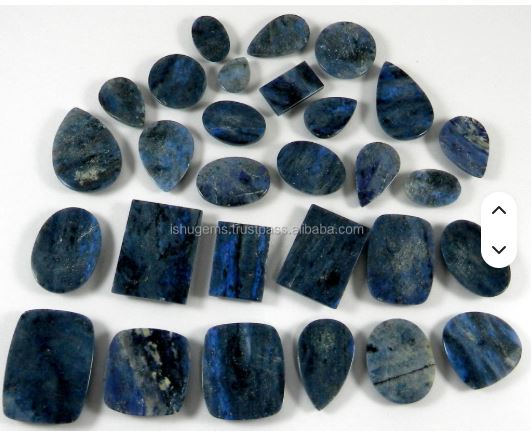 29 Pcs Dumortierite Jasper Mix Cabochon 5082 Cts Loose Gemstone