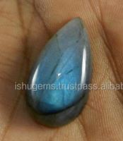 16x29mm Natural labradorite with blue fire Pear Cabochon 48 gms stones for jewelry IG0029