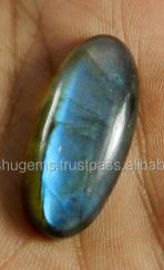 15x33mm Natural Labradorite Gemstone Grey Blue Fire Oval Cut 70gms for Jewelry