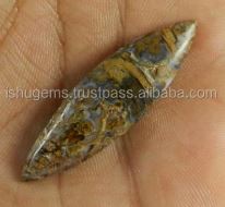 Natural Boulder Opal 46x13mm Marquise Cabochon 22 Cts Loose Gemstone For Jewelry Making