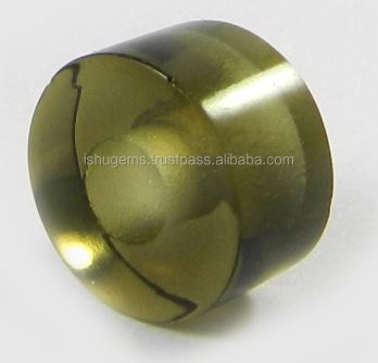 Light Smoky Quartz 5x8x14mm Round Smooth Big Hole Beads For Jewelry Making
