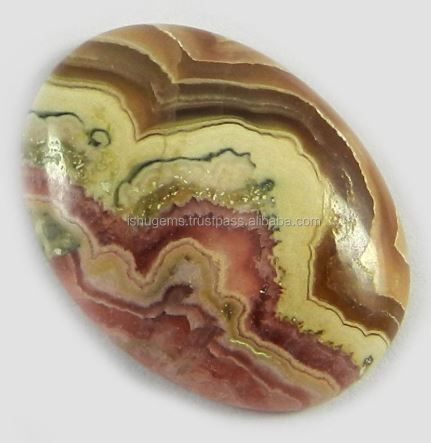 Natural Rhodochrosite 26x19mm Oval Cabochon 2495 Cts Loose Gemstone For Jewelry Making