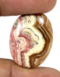 Natural Rhodochrosite 26x19mm Oval Cabochon 2495 Cts Loose Gemstone For Jewelry Making