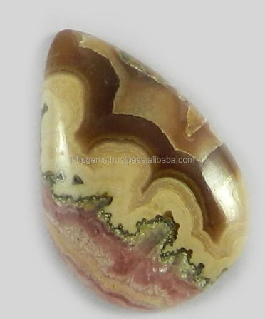 262 gms Natural Rhodochrosite 16x22mm Pear Beautiful Cabochon loose stones for jewelry