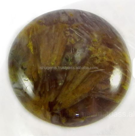 325gms Natural Sagenite jasper 20mm Round Cabochon Polished stones for jewelry making IG0080