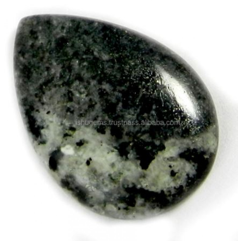 Image of Natural OrbicularJasper 29x20mm Pear Cabochon 5.58 gms Loose Gemstone