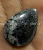 Natural OrbicularJasper 29x20mm Pear Cabochon 558 gms Loose Gemstone