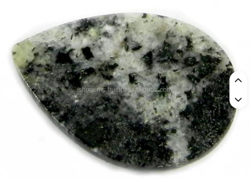 Natural OrbicularJasper 29x20mm Pear Cabochon 558 gms Loose Gemstone