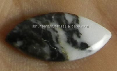 Natural Zebra jasper 9x21mm marquise cabochon 128 gms loose stones for jewellery making