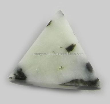 Natural Zebra jasper 15x14mm Trillion cabochon 2 gms loose stones for jewelry making