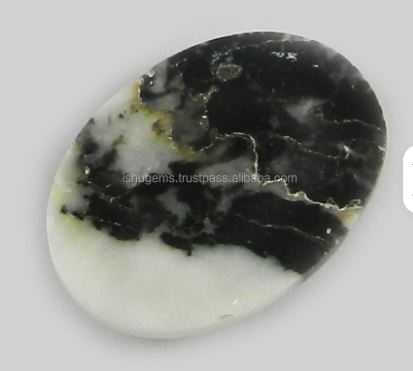 375 gms Natural Zebra jasper 16x22mm oval loose stones for jewellery making Ig0121