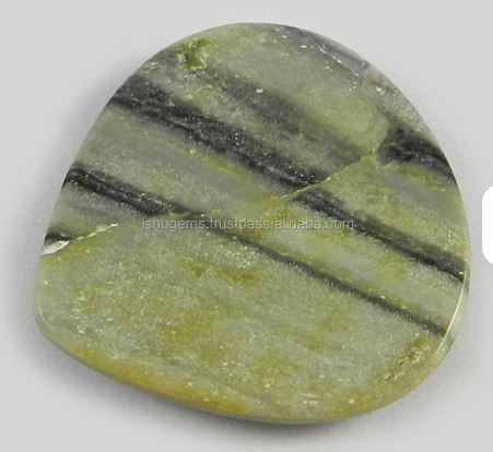 Natural Wave Jasper 26x26mm Heart Cabochon 509 gms Loose Gemstone