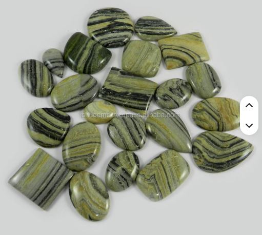 100 gms Natural Wave jasper 22 pcs Free Form Cabochon Gemstones For Designer Jewelry IG0152