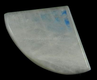 636 gms Natural Rainbow moonstone with blue fire 20x30mm Fancy Shape Cabochon gemstone