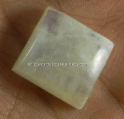 Natural Rainbow moonstone Square Cabochon 19mm 749 gms