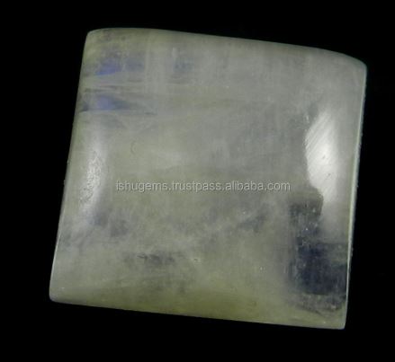 Natural Rainbow moonstone Square Cabochon 19mm 749 gms