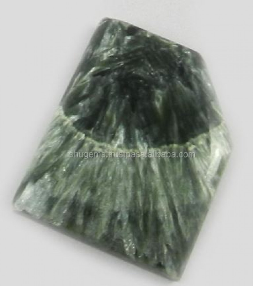 Image of Natural Seraphinite Jasper 20*26mm Fancy Cabochon 6.02 gms Loose Gemstone